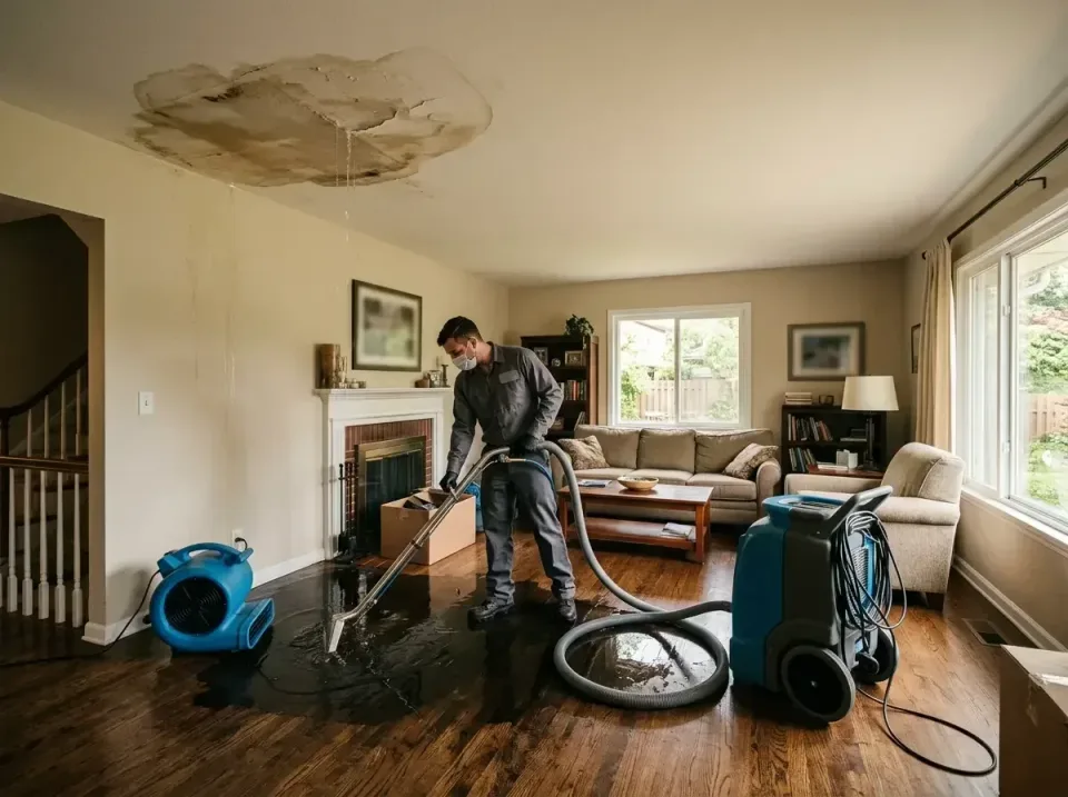 attic-pipe-burst-ceiling-drip-008 — frequently asked questions, Water Damage Restoration & Carpet Care in Frackville, PA